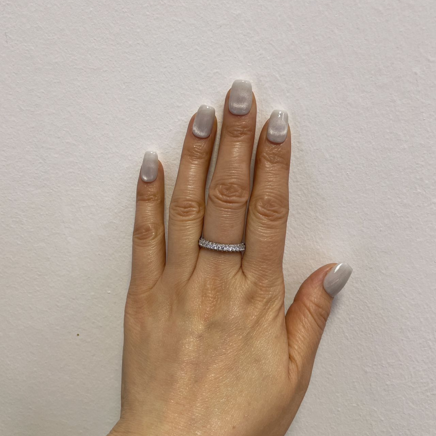 Short Coffin Pearl White