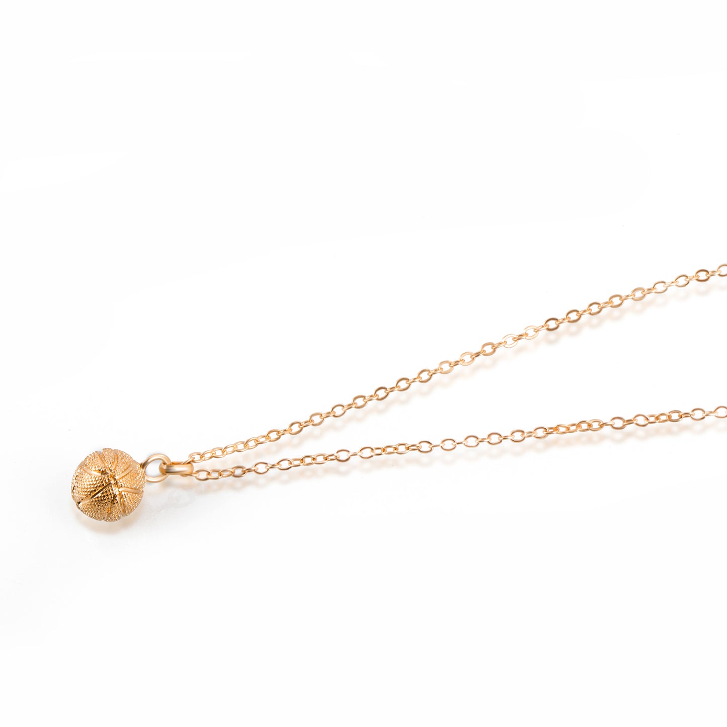 Glistening Sport basketball ball shaped Pendant – Gold Tone or Silver Tone