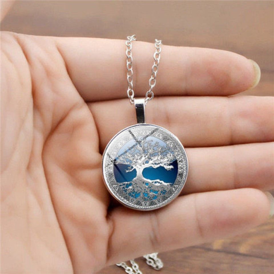 Family Tree Necklace, Earrings and Bracelet Tri-Set