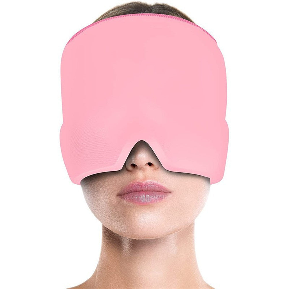 Reusable Double-Sided Gel Hot & Cold Therapy Headache Stress Relax Pain Relief Mask Cap