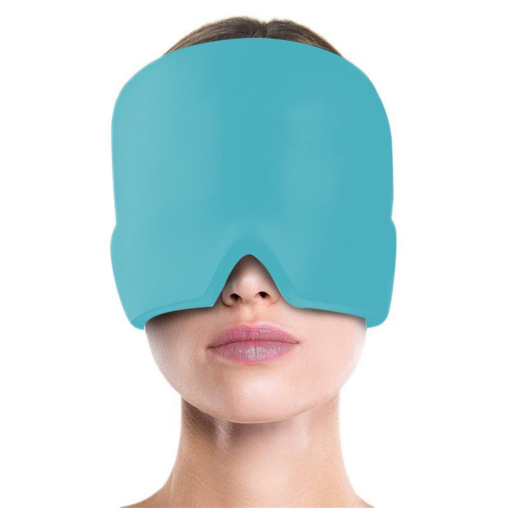 Reusable Double-Sided Gel Hot & Cold Therapy Headache Stress Relax Pain Relief Mask Cap