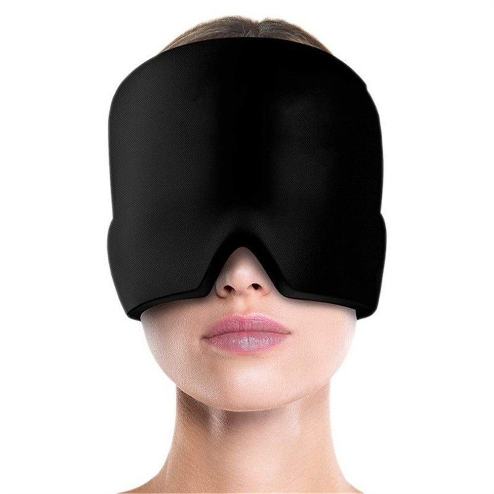 Reusable Double-Sided Gel Hot & Cold Therapy Headache Stress Relax Pain Relief Mask Cap
