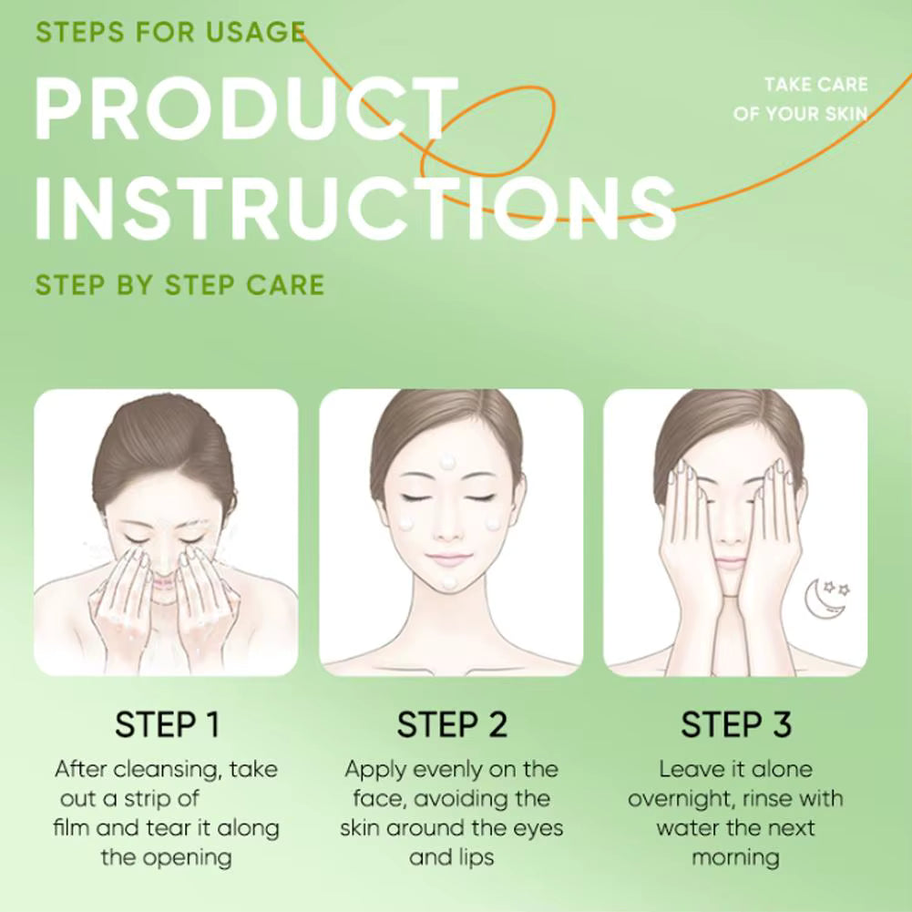 SADOER Aloe Vera Good Night Gel Mask 24pcs