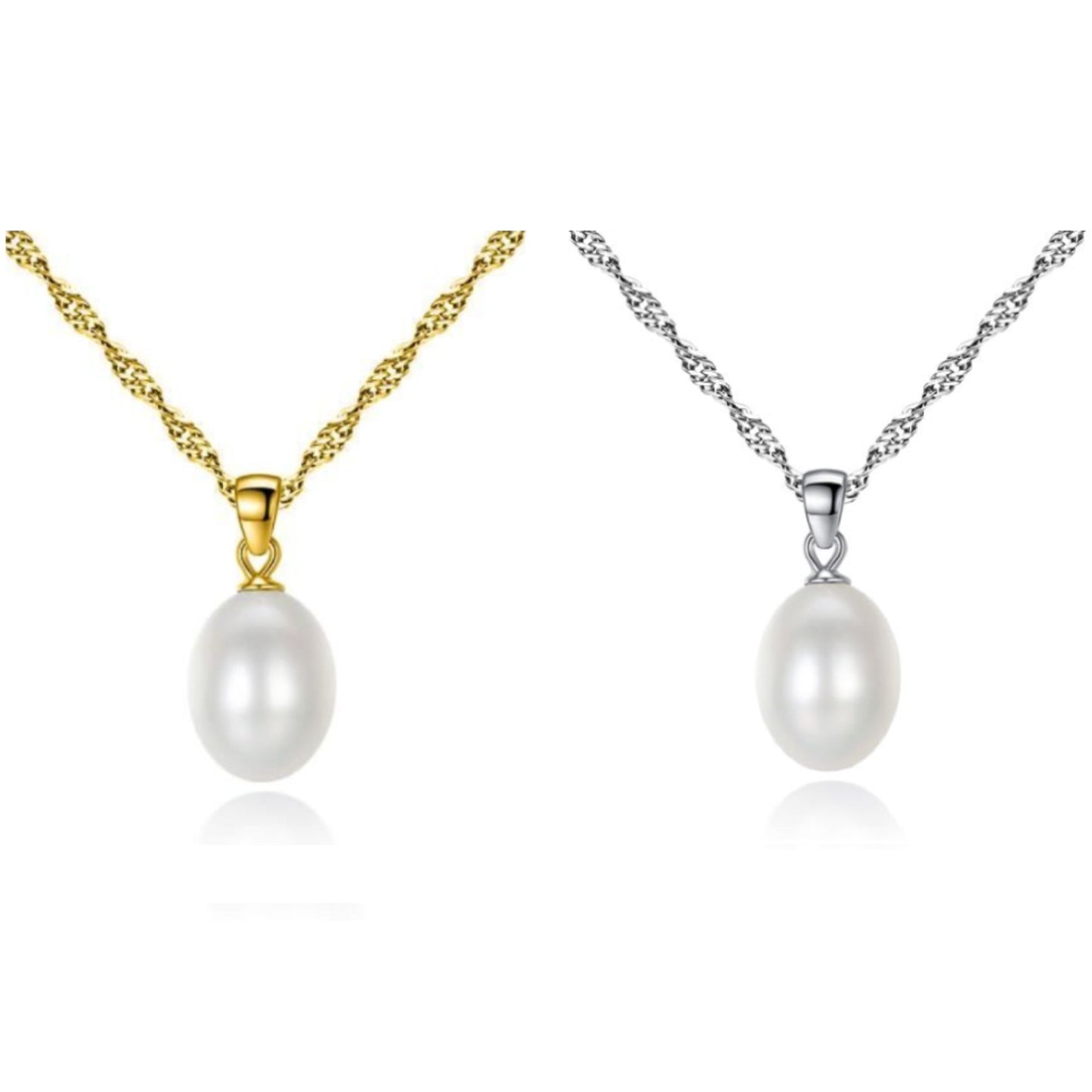 Stunning Freshwater Pearl Pendant Necklace