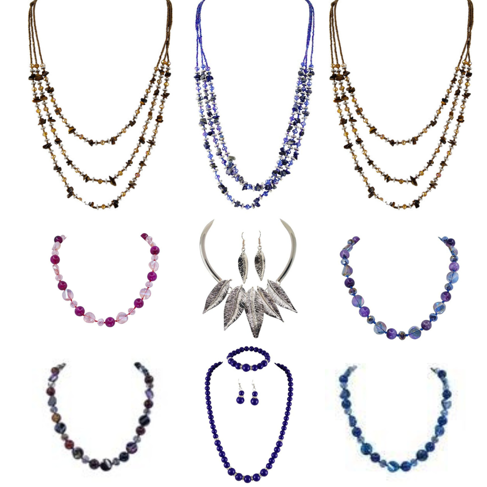 3pcs – Boho Jewellery Kaftan Tri-Set Bundle Summer Holiday UK size 8-16