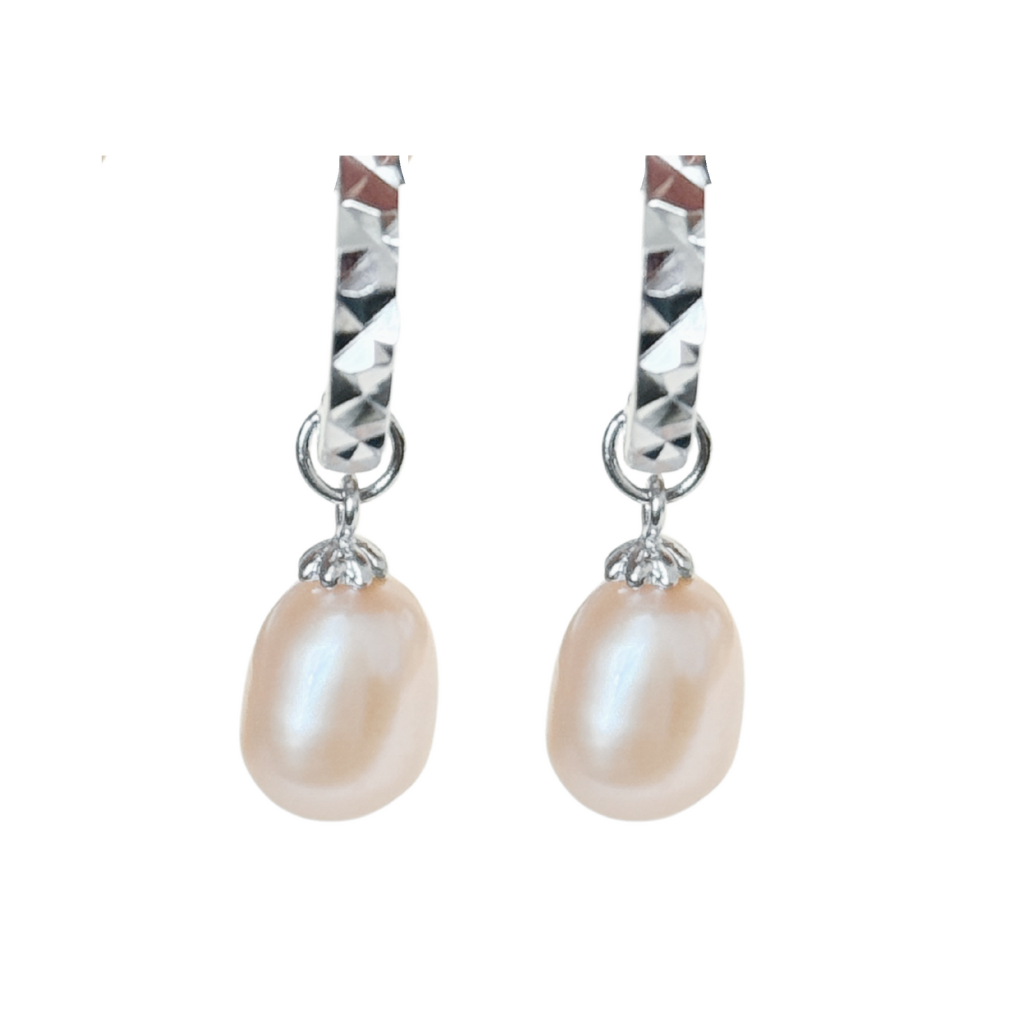 Sterling Silver Freshwater Pearl Drop Earrings