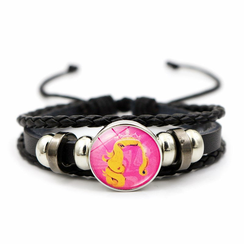 Wicked Witch Inspired Elphaba & Glinda Friendship Faux leather Bracelets 2pcs