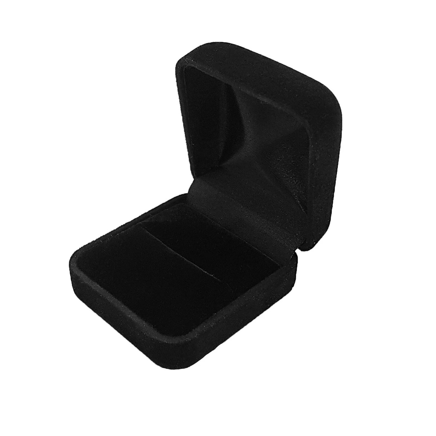 Premium Black Velvet Ring Jewellery Boxes Pack of 12/24/48