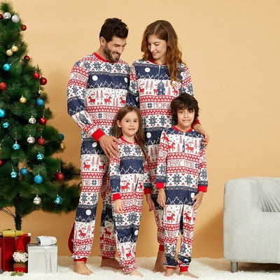 Christmas Onesies Festive Hooded Jumpsuit for Adults and Kids