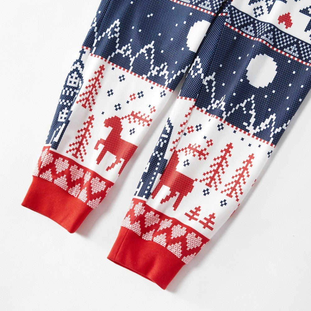 Christmas Onesies Festive Hooded Jumpsuit for Adults and Kids