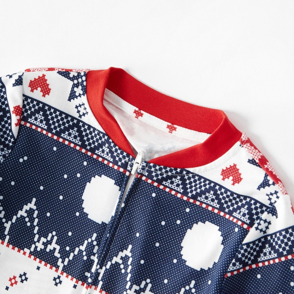 Christmas Onesies Festive Hooded Jumpsuit for Adults and Kids