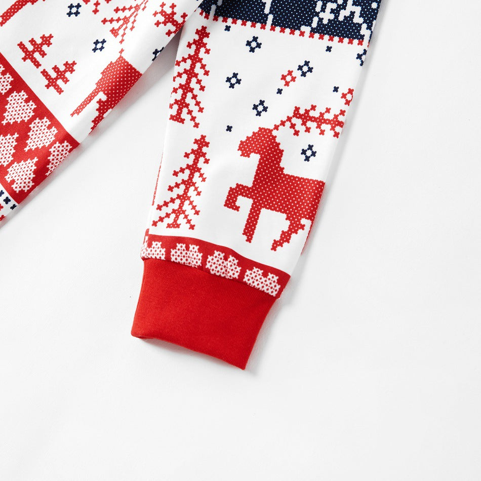 Christmas Onesies Festive Hooded Jumpsuit for Adults and Kids