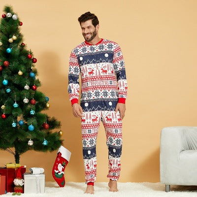Christmas Onesies Festive Hooded Jumpsuit for Adults and Kids