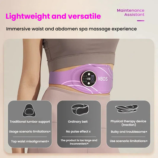 MBOS 3-in-1 Red Light Therapy & EMS Body Sculpting Belt Non-Invasive Fat Burning & Menstrual Relief