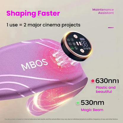 MBOS 3-in-1 Red Light Therapy & EMS Body Sculpting Belt Non-Invasive Fat Burning & Menstrual Relief