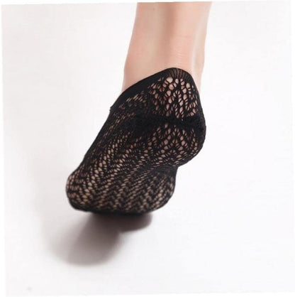 Women Cross-strap Fishnet Short Socks