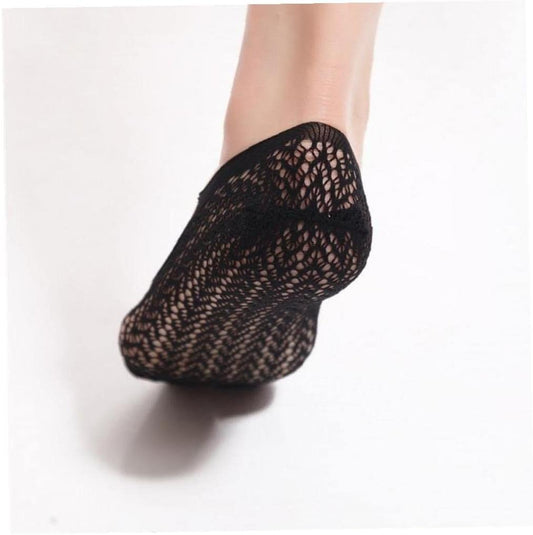 Women Cross-strap Fishnet Short Socks