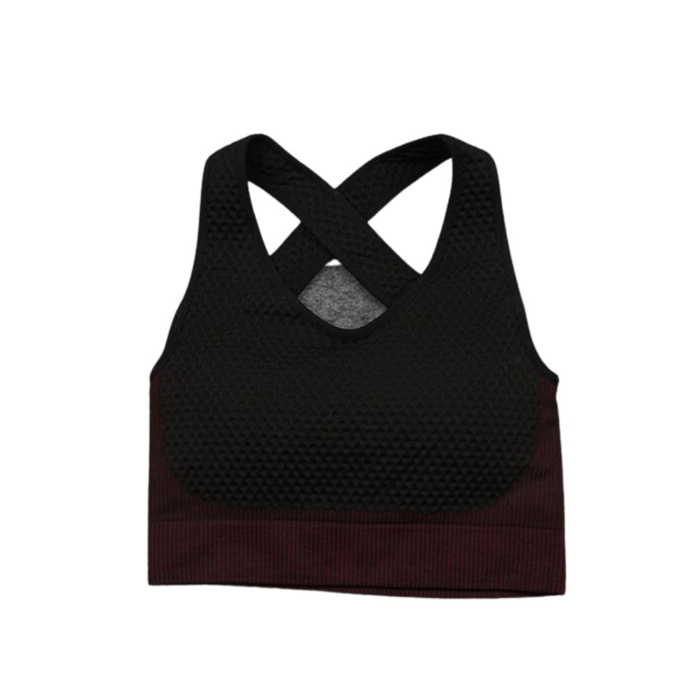 3 Pieces Yoga Gym Set Women Fitness Suit Leggings Jacket Bra in Red