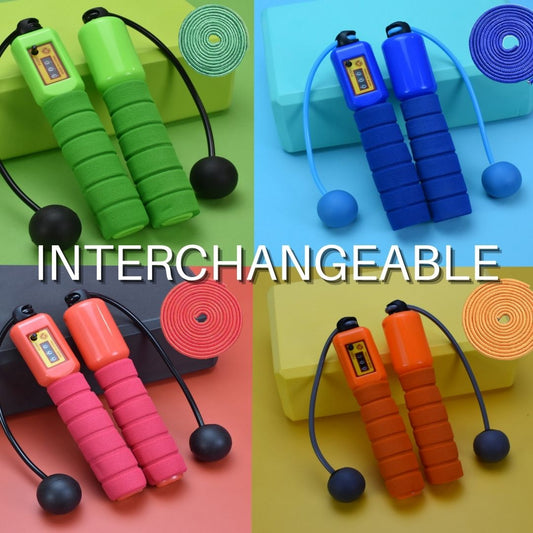 20Sets -Skipping Rope Interchangeable Cordless Auto-counting 2-way , Indoor & Outdoor Both, Mixed Colour