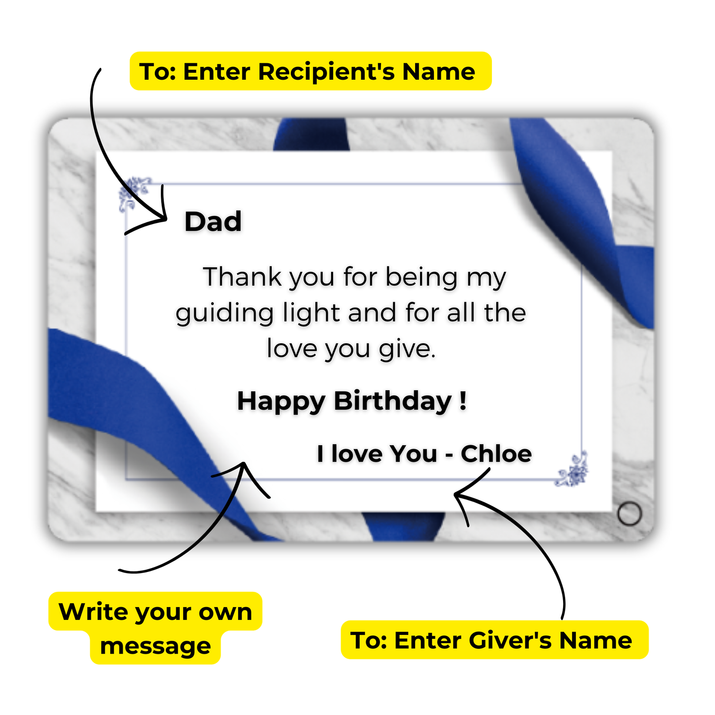 Write Your Own Personalised Message