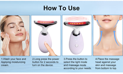Aolemon Face & Neck Lifting Massager - At-Home Skin Tightening & Anti-Aging Device