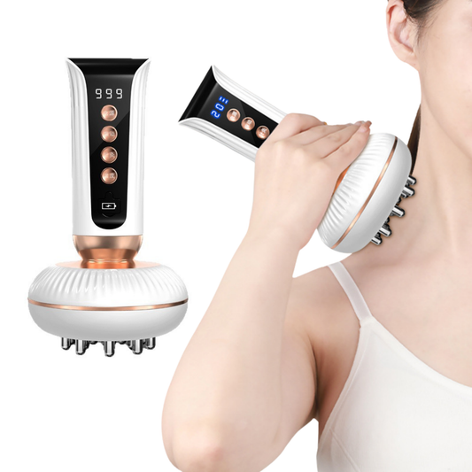 Heated Electric Meridian Therapy Gua Sha EMS Massager for Body Slimming