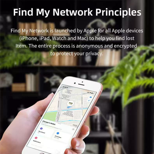 Global Positioning Bluetooth Tracker, Keys Finder, Item Locator for Pets, Bags and More, Compatible with Apple Find My (iOS)