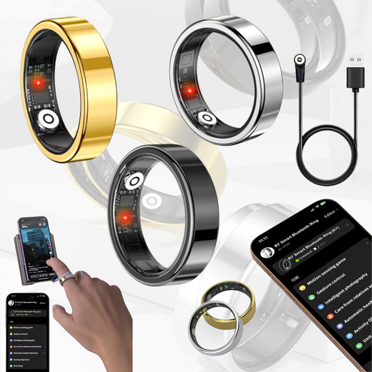 Smart Health & Fitness Ring for Women & Men – Tracks Heart Rate, SpO₂, Sleep, Steps – Compatible with Android & iOS