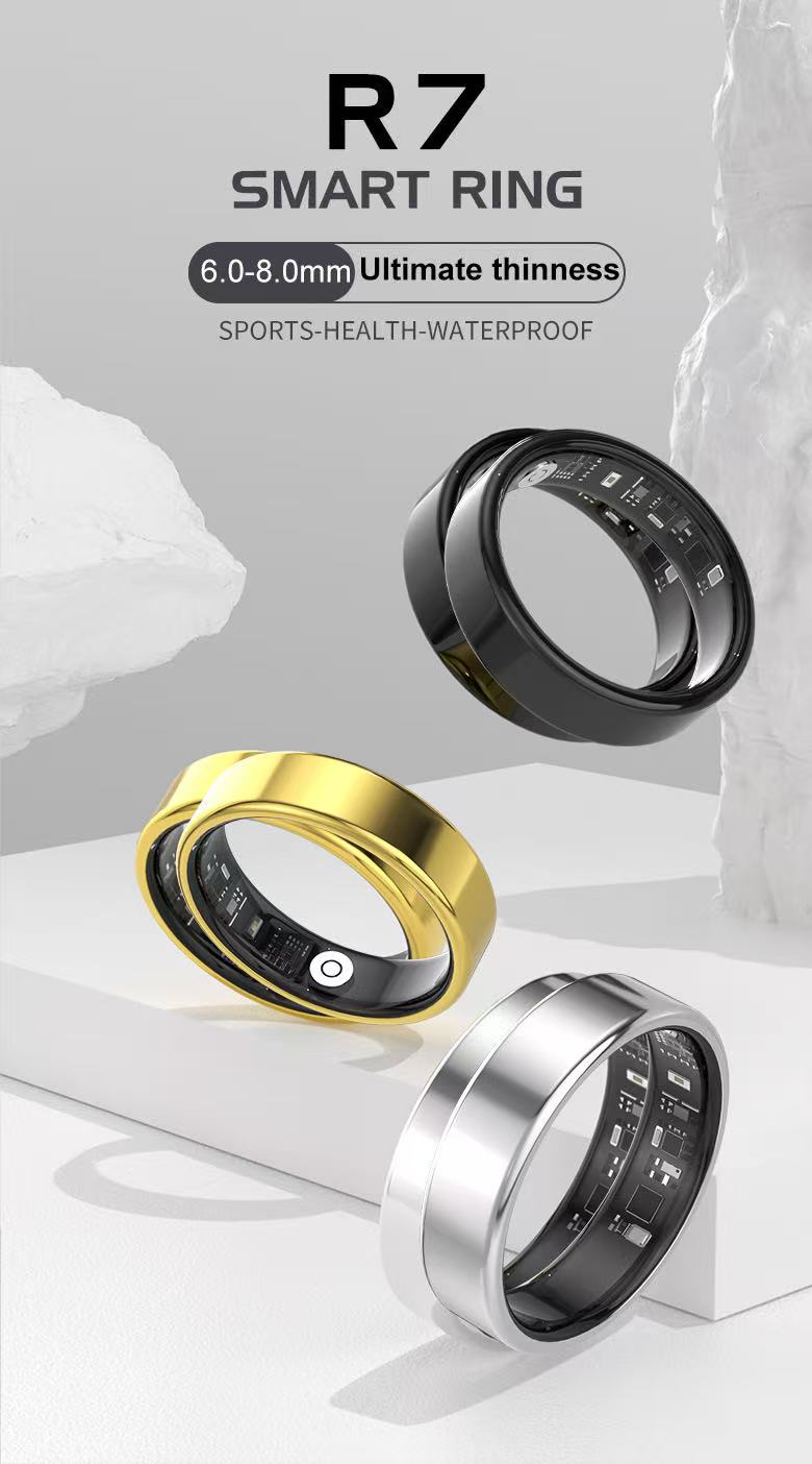 Smart Health & Fitness Ring for Women & Men – Tracks Heart Rate, SpO₂, Sleep, Steps – Compatible with Android & iOS