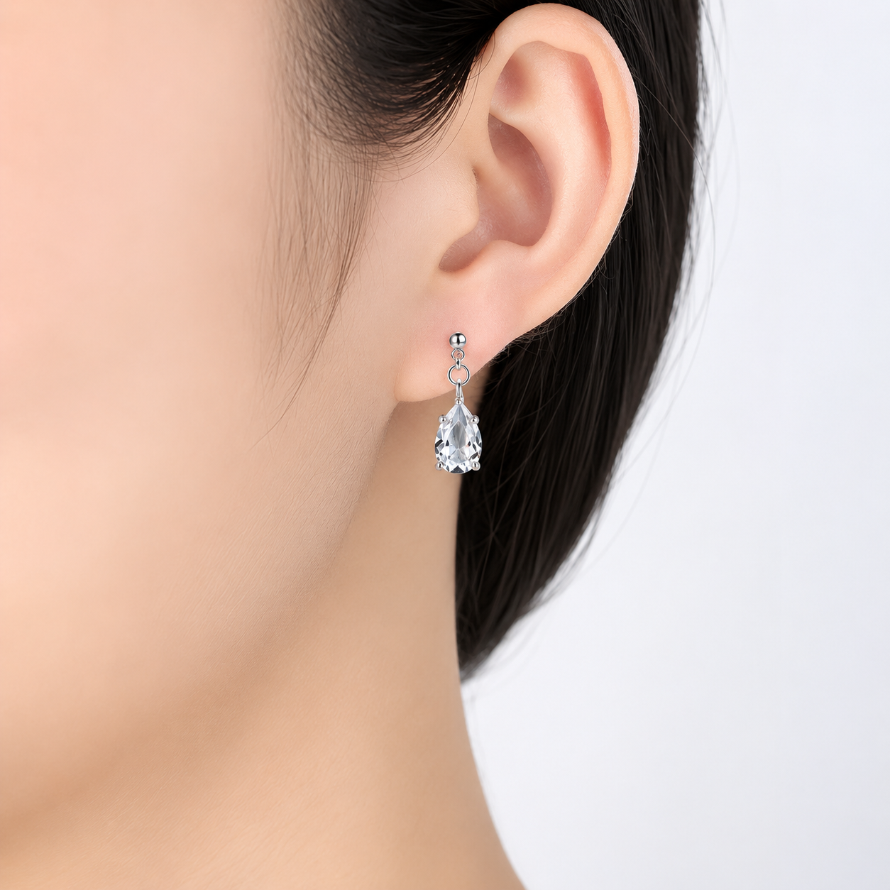 Tear Drop Earrings Made with Premium CZ