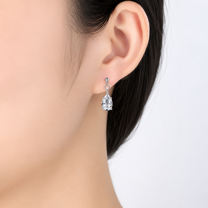 Tear Drop Earrings Made with Premium CZ