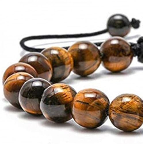 Unisex Seven Chakra Energy Stone Bracelet With Pull Cord Adjustable