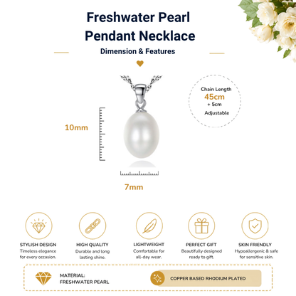 3-Piece Pearl Necklace, Studs and Infinity Bracelet Jewellery Set