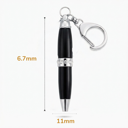 Mini Pen Keychain Created with Crystals from Swarovski®