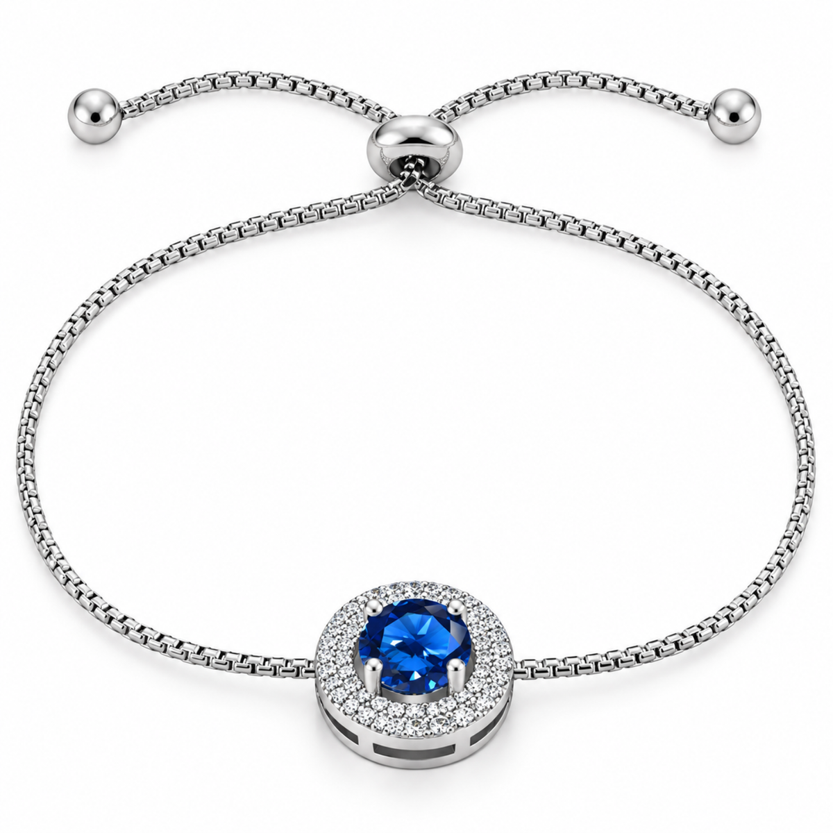 Halo Adjustable Crystal Bracelet, Ring & Earrings with Message and Gift Box – Birthday, Christmas, Mum Gift
