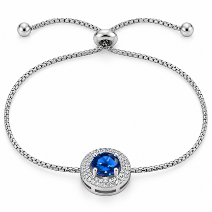 Halo Adjustable Crystal Bracelet, Ring & Earrings with Message and Gift Box – Birthday, Christmas, Mum Gift