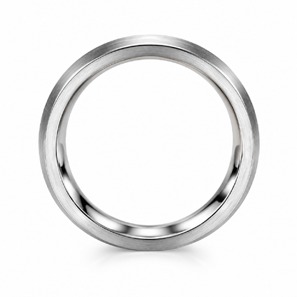 Elegant Silver Tone Engagement Crystal Ring - 4 Sizes