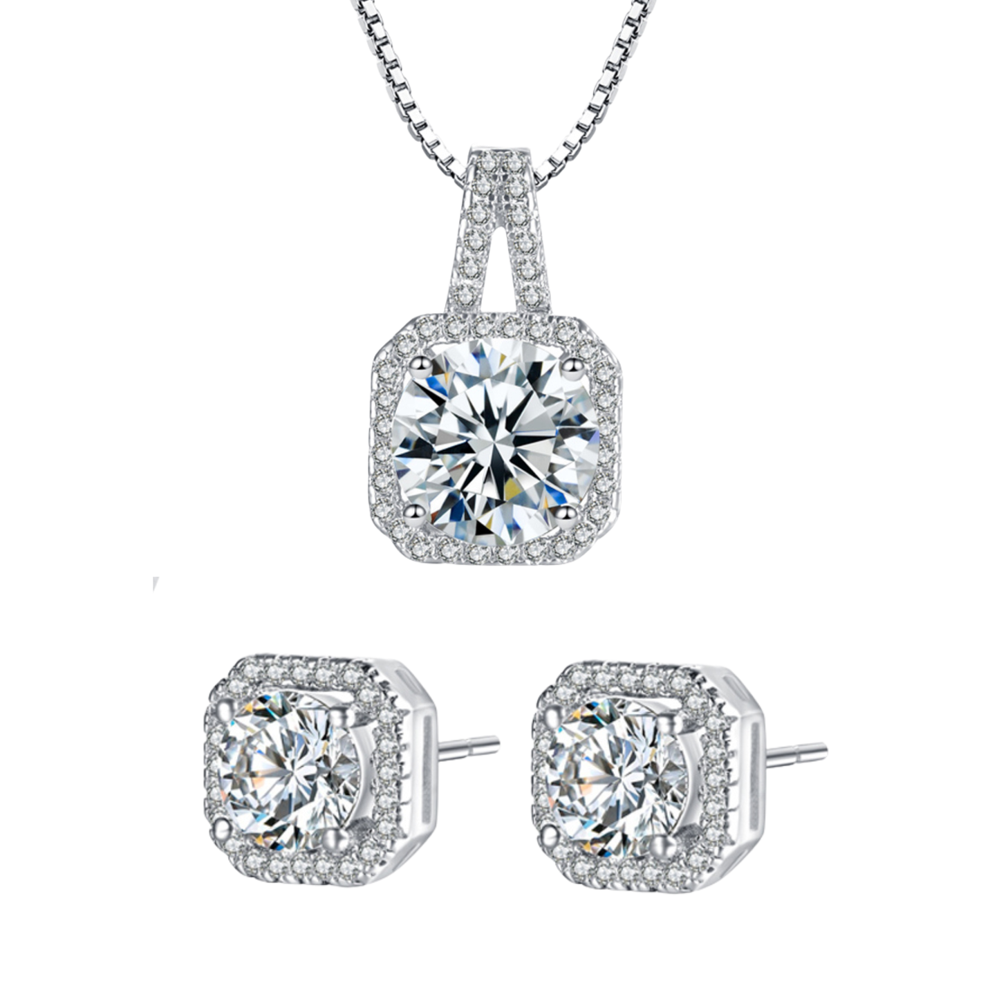 The "Eternal Radiance"Set With Message Card For Girlfriend Valentine's Day Gift