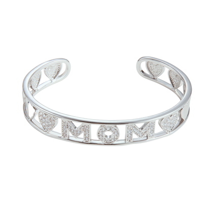 To My Mum Mom Cuff Bangle with Message Card