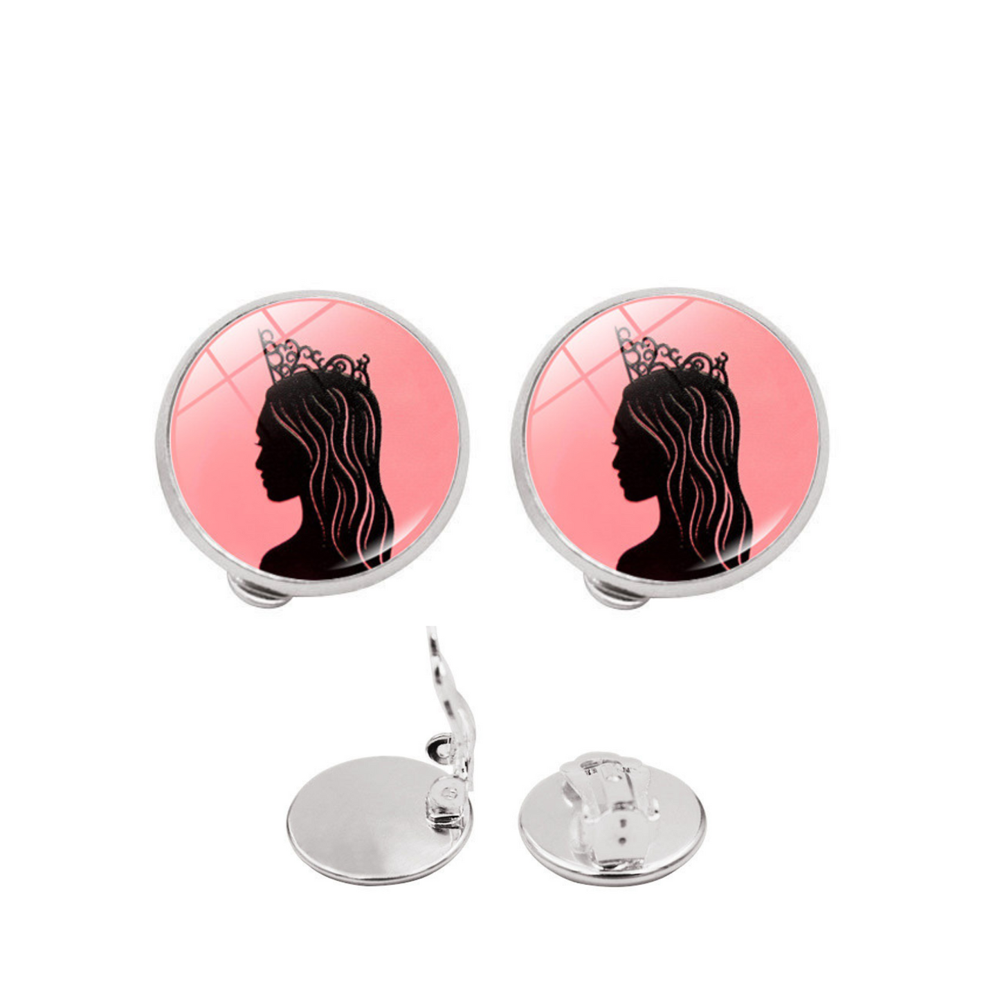 Wicked Inspired Magical Witch Elphaba Glinda Stainless Steel Clip-on Button Pins