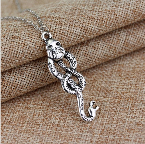 Harry Potter-inspired Golden Snitch Seeker Dark Mark Sorting Hat Wisdom Necklace