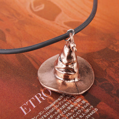 Harry Potter-inspired Golden Snitch Seeker Dark Mark Sorting Hat Wisdom Necklace