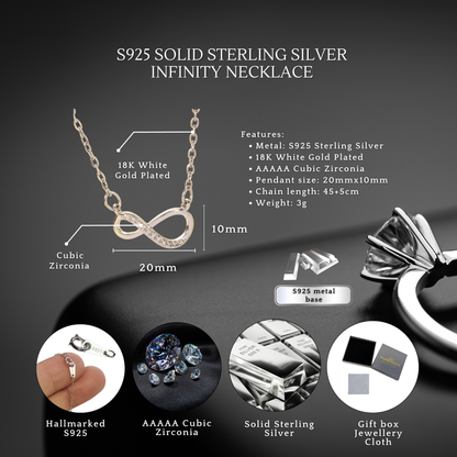 S925 Sterling Silver Jewellery Set with Personalised Message Write Your Own