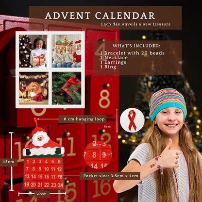 🎄 Unwrap Joy Every Day: 2024 Jewellery Advent Calendar for Girls & Women 🎁