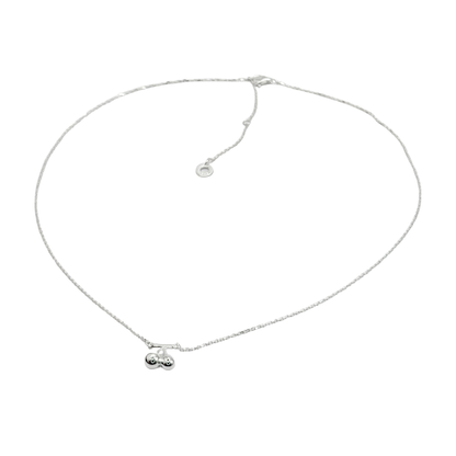 S925 Sterling Silver Dainty Cherry Charm Necklace