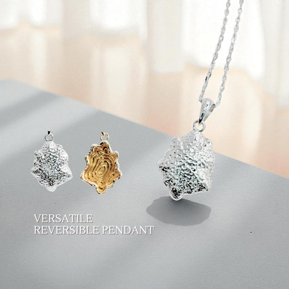 S925 Sterling Silver Reversible Radiance Necklace