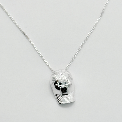 S925 Sterling Silver Iconic Cap Necklace
