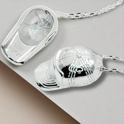 S925 Sterling Silver Iconic Cap Necklace
