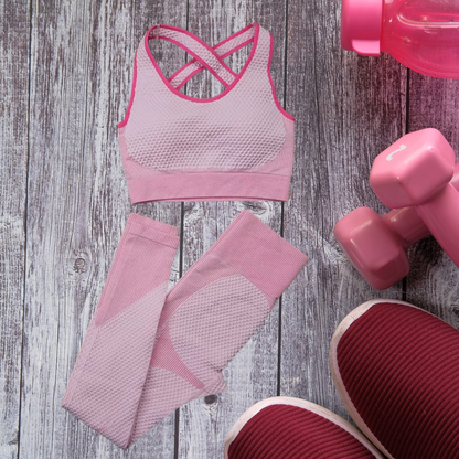 Yoga Gym Sport Women Fitness Bra Top Legging in Pink Medium Large Extra Large
