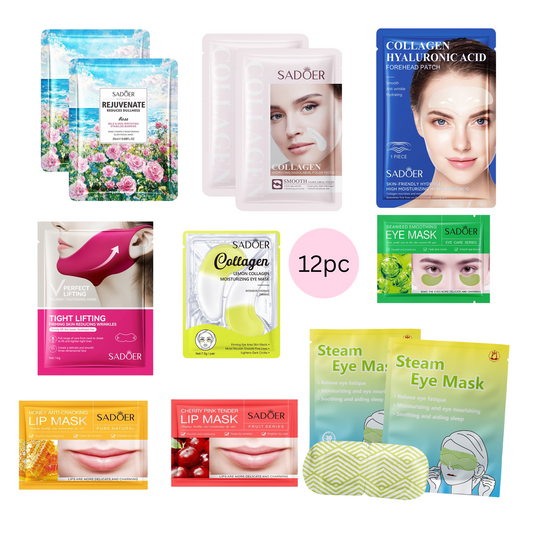 Natural Beauty Renewal Mask Set 12pcs